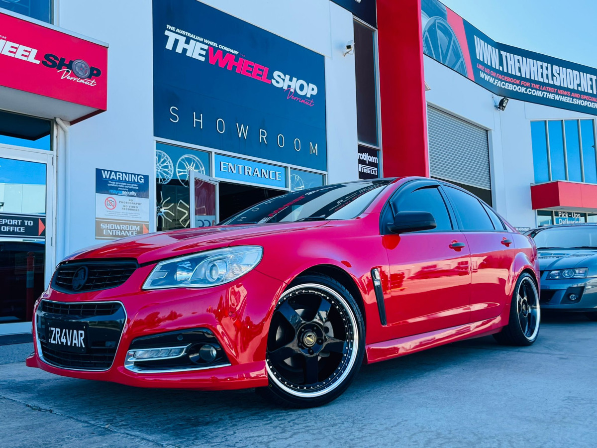 HOLDEN COMMODORE WITH SIMMONS WHEELS |  | HOLDEN