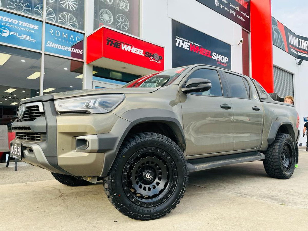 TOYOTA HILUX WITH FUEL WHEELS |  | TOYOTA 