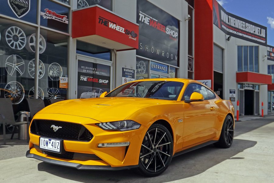 FORD MUSTANG WITH 20 INCH HUSSLA WHEELS  |  | FORD