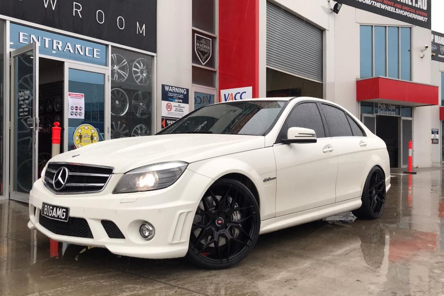 MERCEDES C63 AMG WITH 20 INCH IFG WHEELS  |  | MERCEDES 