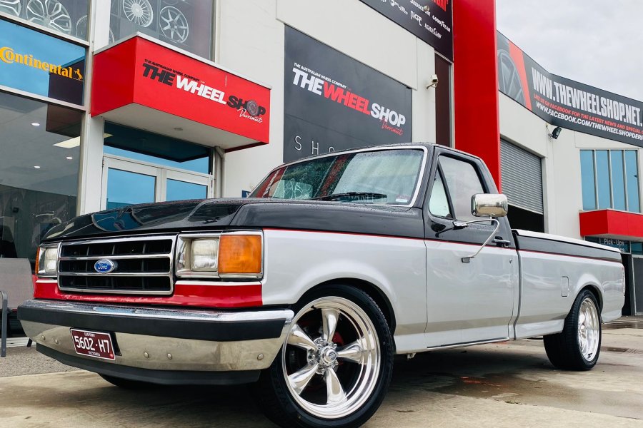 FORD PICKUP WITH AMERICAN RACING WHEELS |  | FORD