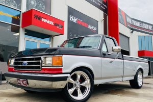 FORD PICKUP WITH AMERICAN RACING WHEELS |  | FORD