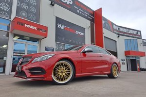 MERCEDES COUPE WITH SIMMONS WHEELS  |  | MERCEDES 